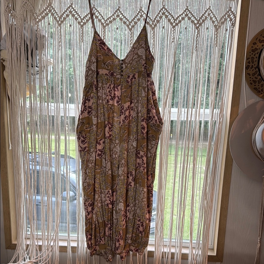 Floral Spaghetti Strap Dress